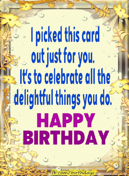 A Delightful Day – Happy Birthday gif card 