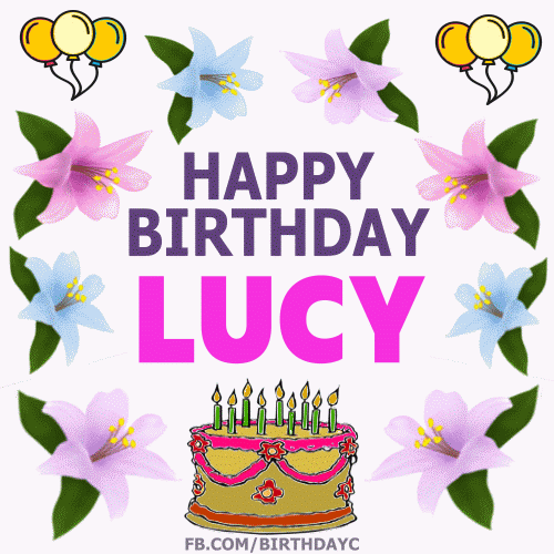 Happy Birthday LUCY images