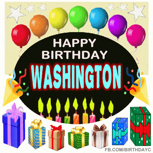 Happy Birthday WASHINGTON images