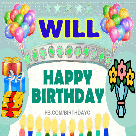 Happy Birthday WILL gif images