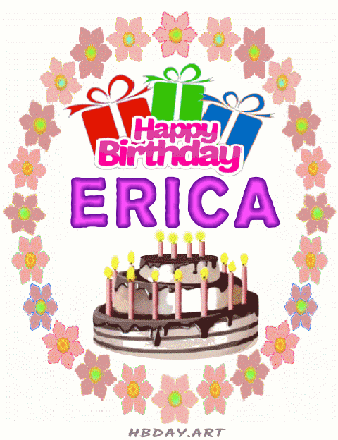 Happy Birthday ERICA images