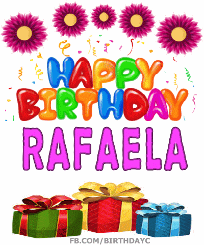 Happy Birthday RAFAELA images gif