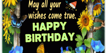 Happy Birthday wishes card