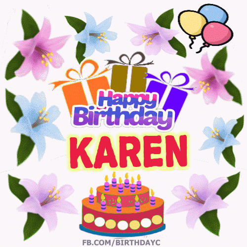 Happy Birthday KAREN, images