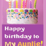 happy birthday my auntie
