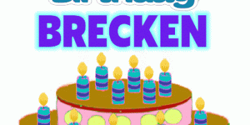 Happy Birthday Brecken
